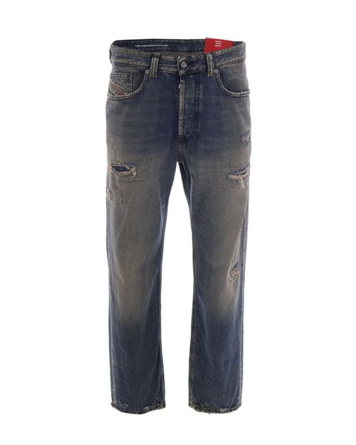 Blue Regular Mid Rise Jeans