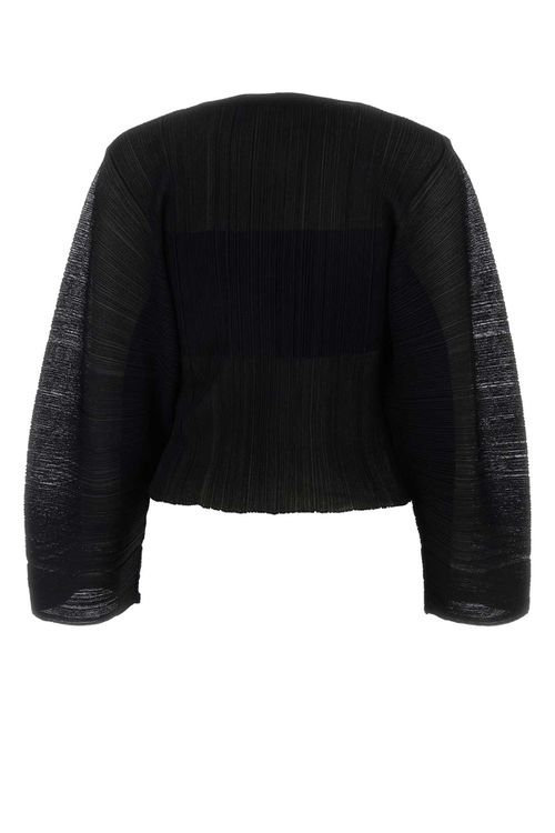 Black Viscosa Blend Top