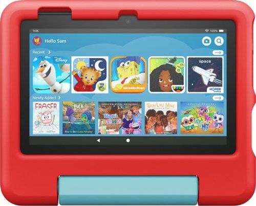 "Fire 7 Kids - 7"" Tablet (2023) 16GB with Kids+ (6 Month Subscription) - Red"