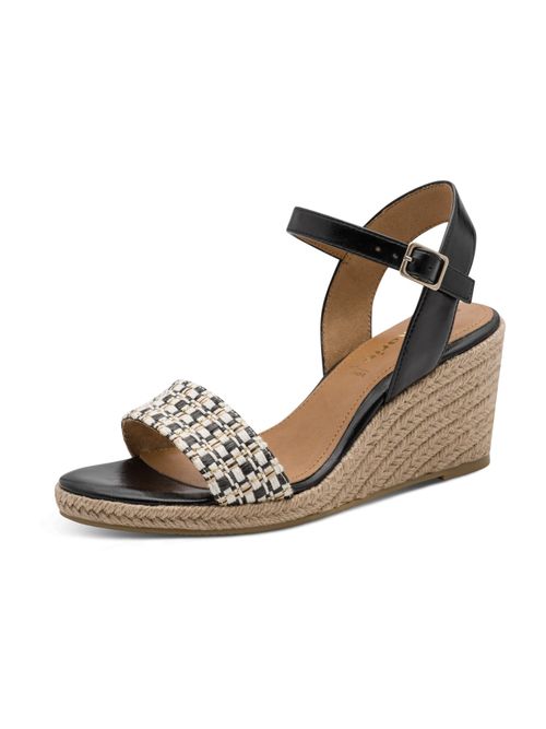 Tamaris Sandalo con cinturino beige / nero / bianco