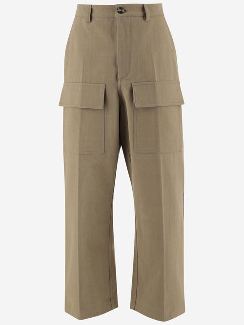 Natural Canvas Cargo Pants