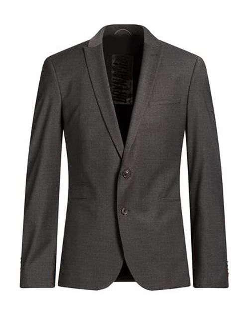 Drynamic Man Blazer Charcoal Size 40 Polyester, Wool, Elastane