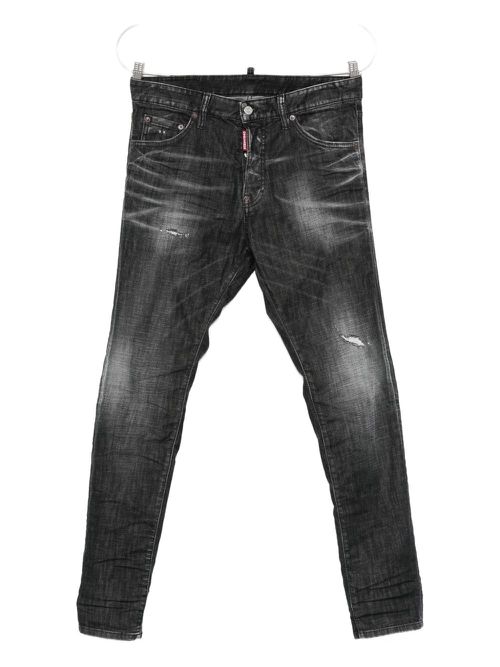 Faded distressed jeans - Black