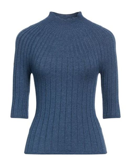 Caractère Woman Turtleneck Slate blue Size XL Viscose, Polyester, Polyamide