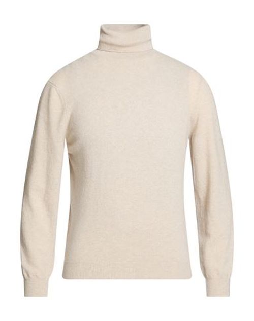 Man Turtleneck Beige Size 44 Wool, Cashmere