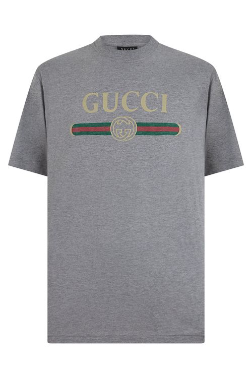 Printed Logo Cotton T-Shirt for Women