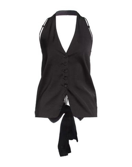 Woman Top Black Size 8 Recycled polyester