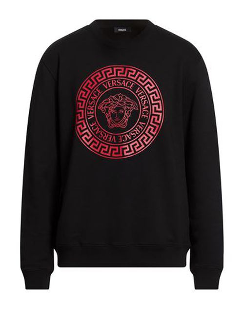 Man Sweatshirt Black Size XL Cotton