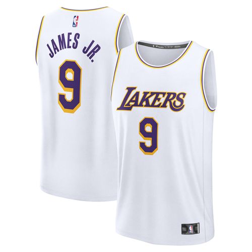 Youth Bronny James White Los Angeles Lakers Fast Break Replica Player Jersey