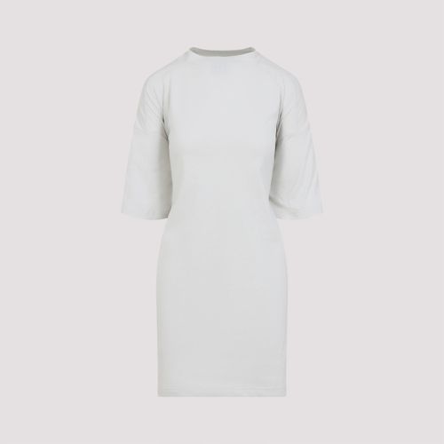 White Semi Fitted Dress