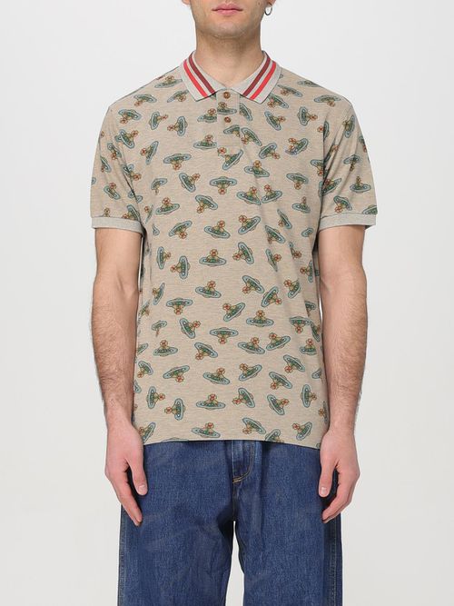 Polo Shirt Men color Sand