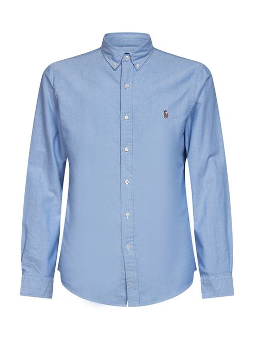 Cotton Oxford Oxford Shirt — Blue
