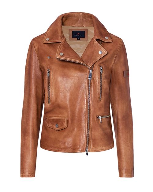 Leather Jacket — Brown