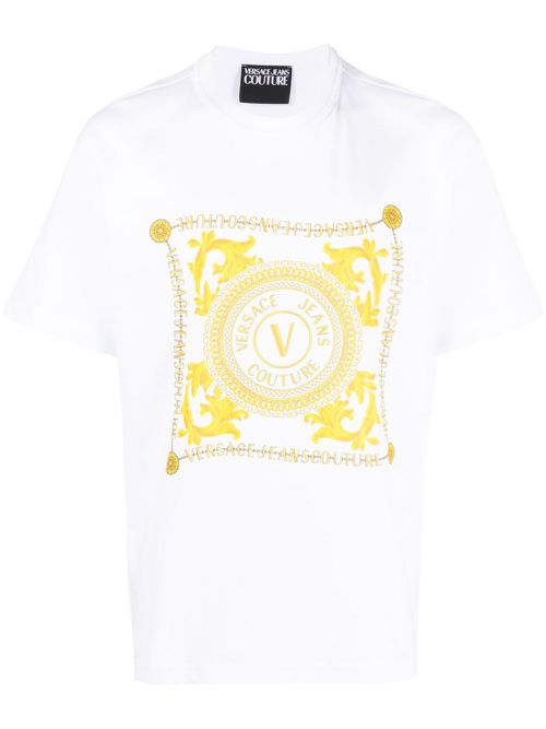 Logo-print cotton T-shirt - White