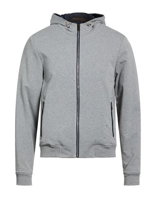 Man Jacket Light grey Size 38 Cotton, Polyamide