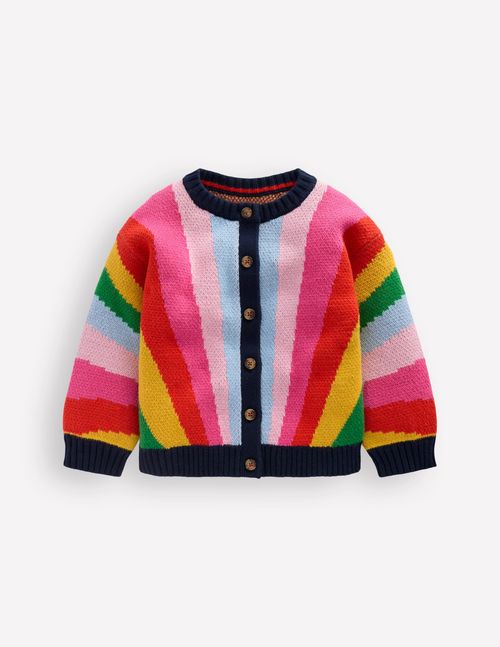 Girls Rainbow Cardigan | Size 2-3 Years