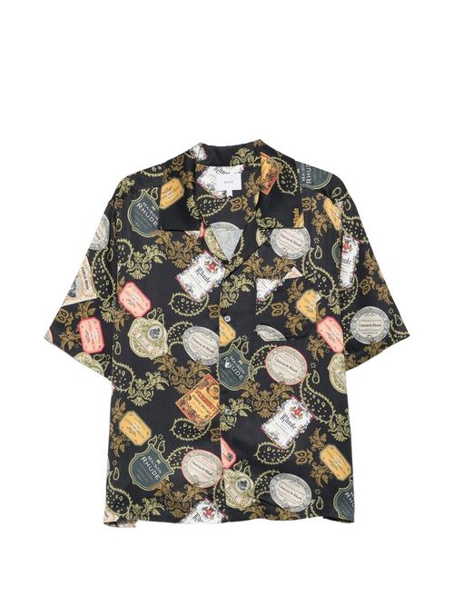 Vin Bandana Print Button-Up Shirt