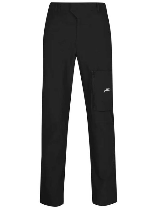 Straight-leg cotton trousers