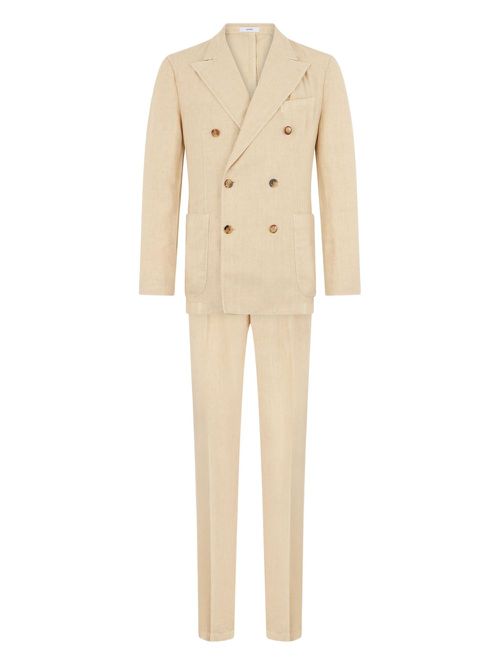 Boglioli linen suit - Neutrals