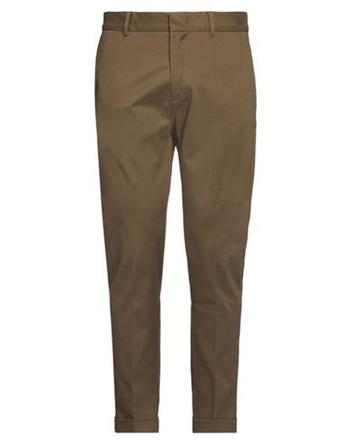 Man Pants Military green Size 32 Cotton, Elastane