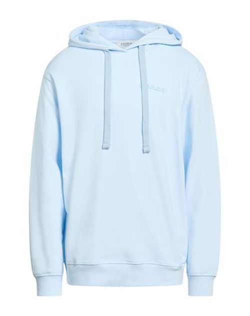 Man Sweatshirt Sky blue Size L Cotton
