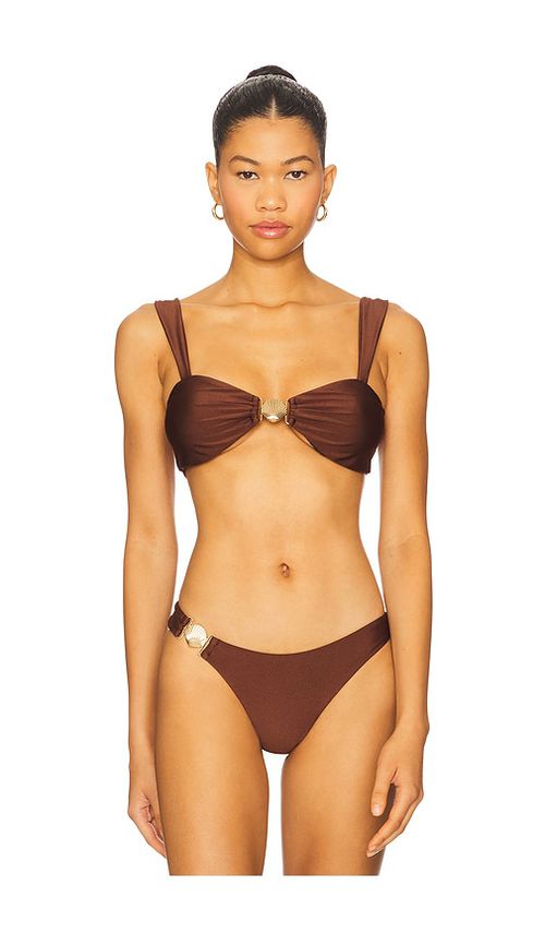 Runaway The Label Tahiti Top in Brown. -  S also in L