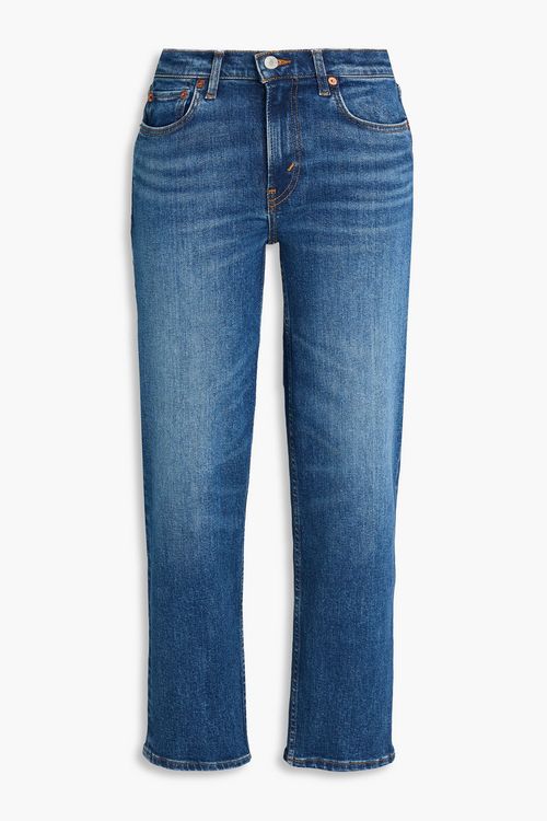 70s mid-rise straight-leg jeans - Blue - 26