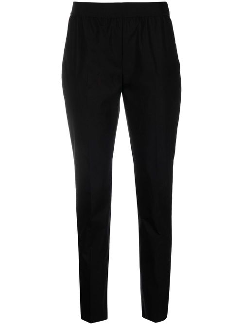 Logo-plaque detail trousers - Black