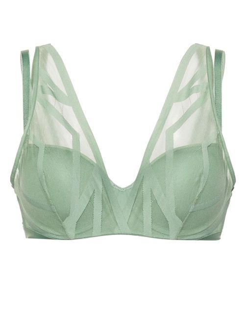 The illusionist plunge bra - Green