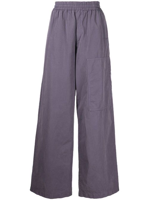 Wide-leg trousers - Purple