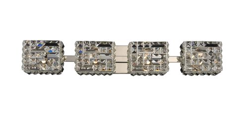 Marazzi 4-Light 31" Bathroom Vanity Light in Polished Nicke