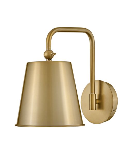 Lacquered Brass LED Wall Sconce from the Blake Collection