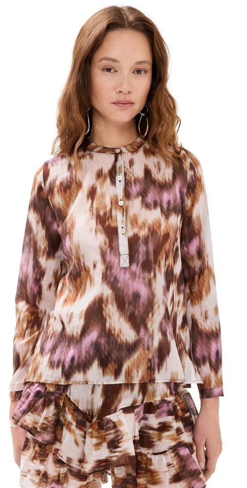 Maria Top Ecru/Ochre
