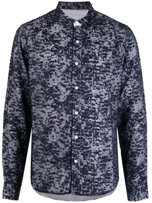 The Vital textured shirt - Blue