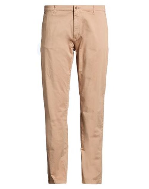 Man Pants Camel Size 32 Cotton, Elastane