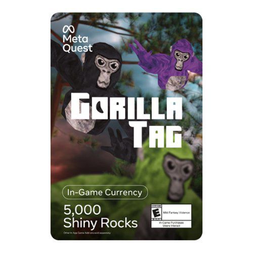 Gorilla Tag: 5000 Shiny Rocks In-Game Currency Gift Card