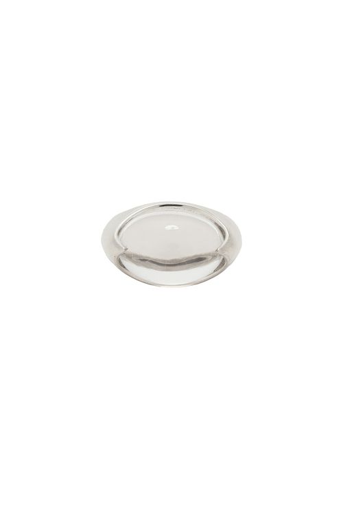 Loren Stewart Crystal Orb Ring in Metallic Silver