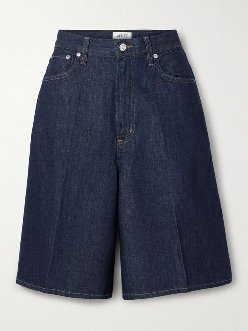Nolan Organic Denim Shorts - Blue