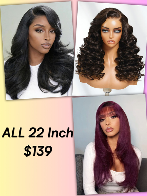 [All 22"=$139] 13x4 Pre Everything Lace Wig | 7x5 Bye Bye Knots Wig