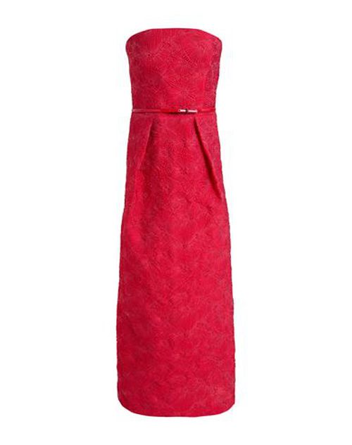 Woman Maxi dress Red Size 2 Polyester, Polyamide