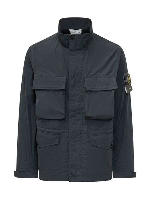 Elevated Jacket with Front Pockets and High Neck