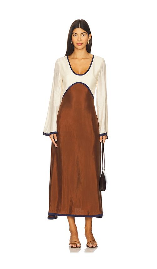Sancia Rosalind Dress in Brown. - S also in L
