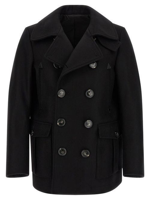 Black Double Breasted Coat