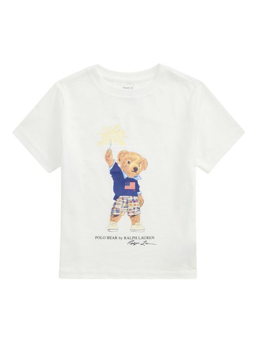 POLO RALPH LAUREN KIDS Polo Bear T-shirt - White