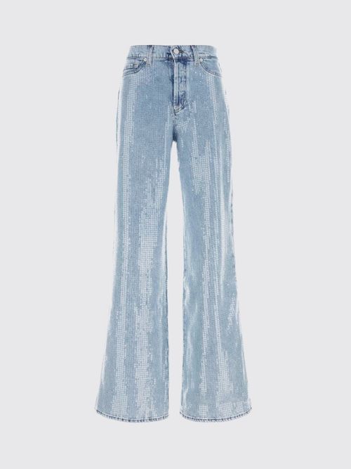 Jeans Woman color Gnawed Blue
