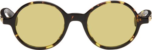 Brown Ribbon Slim Sunglasses