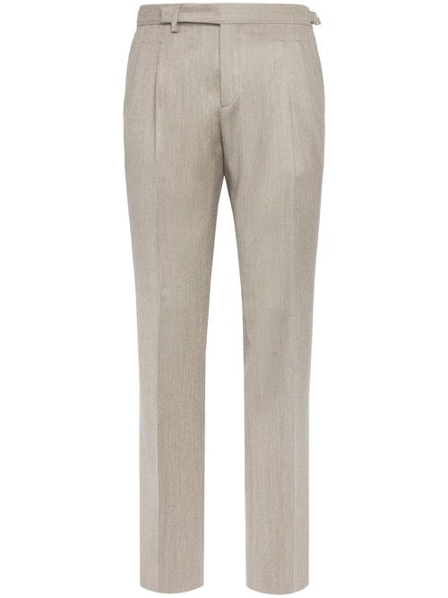 Flannel trousers - Neutrals