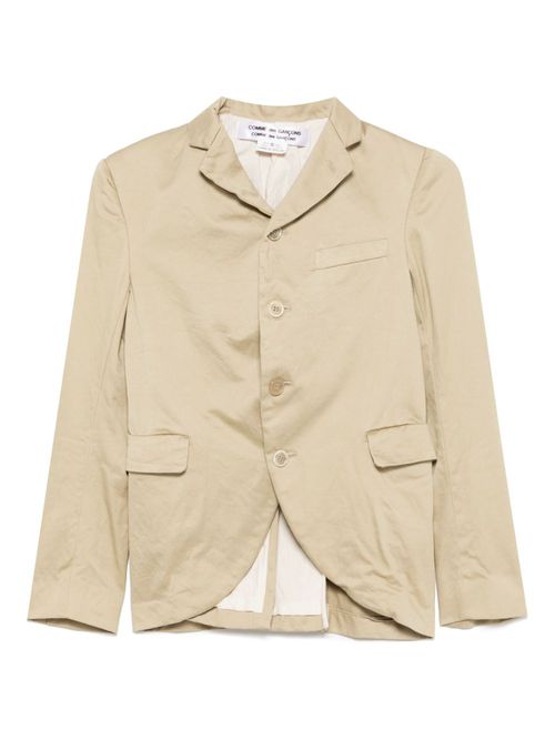 Comme Des Garçons Comme Des Garçons cotton blazer - Neutrals