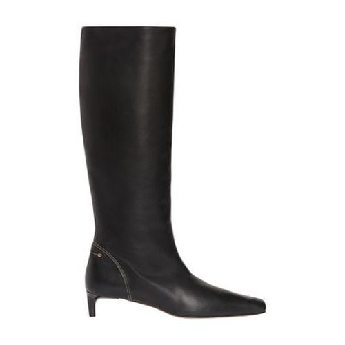Daily leather ankle boots