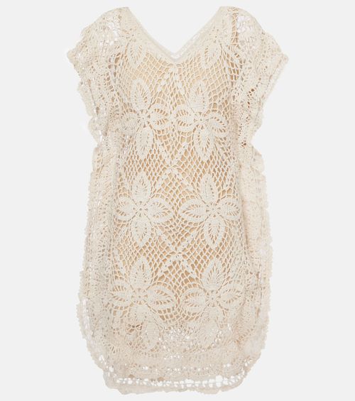 Crochet cotton beach dress